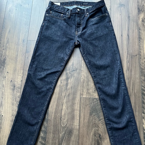 Gap Slim Fit Dark Wash Jeans Gapflex 31x30 - Picture 3 of 4